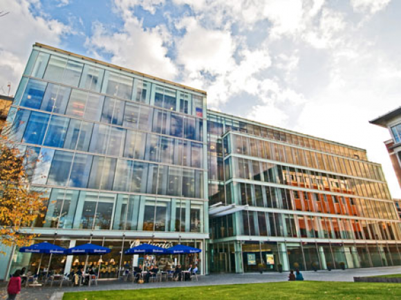 Building front area.