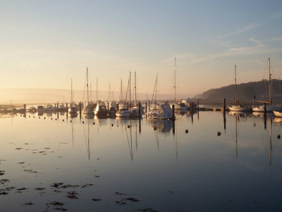 Living and working on the Beautiful Isle of Wight but providing a nationwide and worlwide service, this picture was taken this morning on a cold misty start to the day 11th December 2013