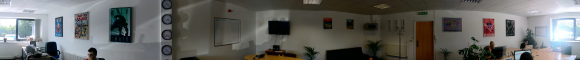 Our Marketing Office - yes we like Marvel & sweets!!