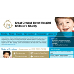 Great Ormond Street Hospital Children's Charity - Website redesign