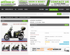 Motorbike Auctioneers